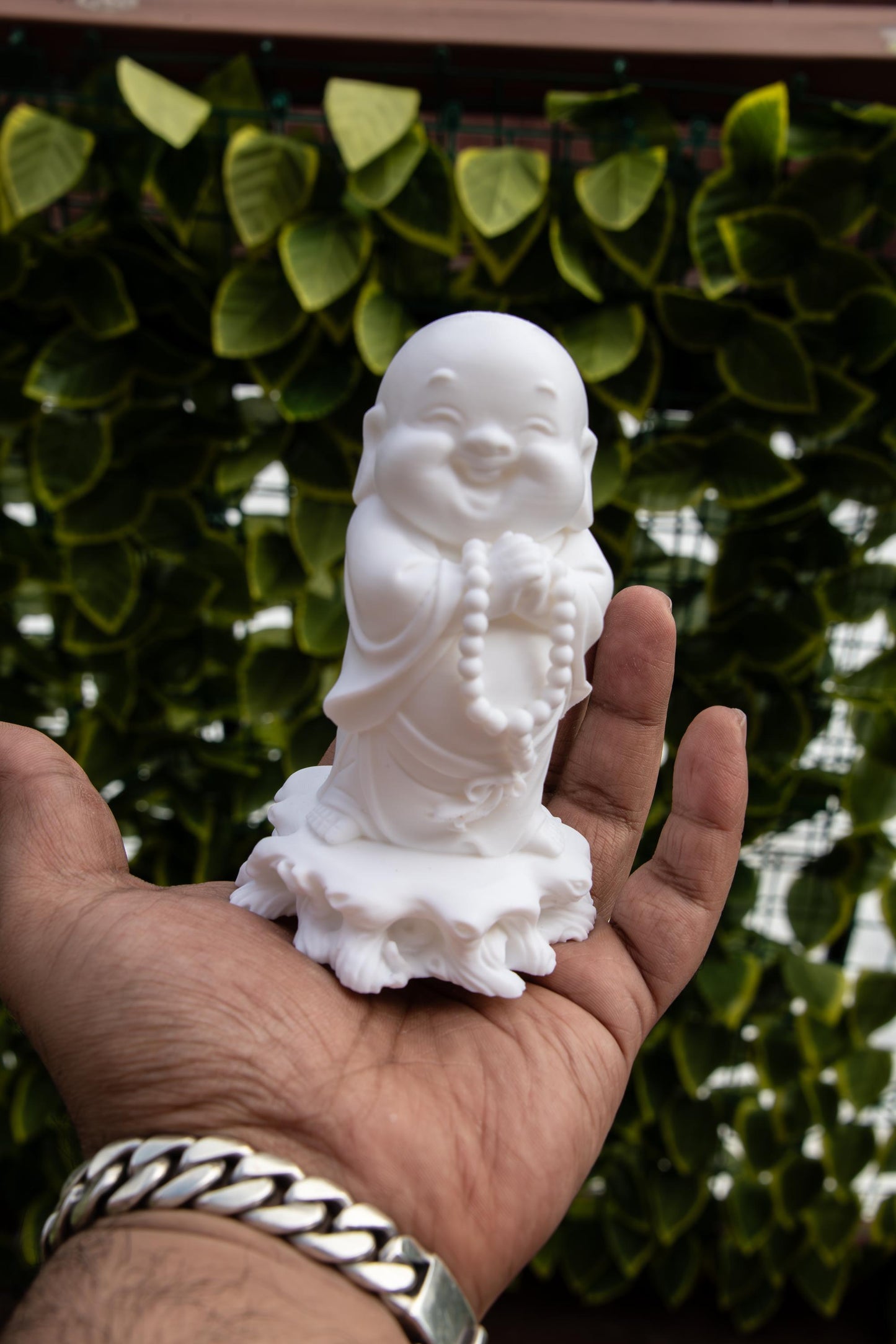 Laughing Buddha cute with Prayer Beads