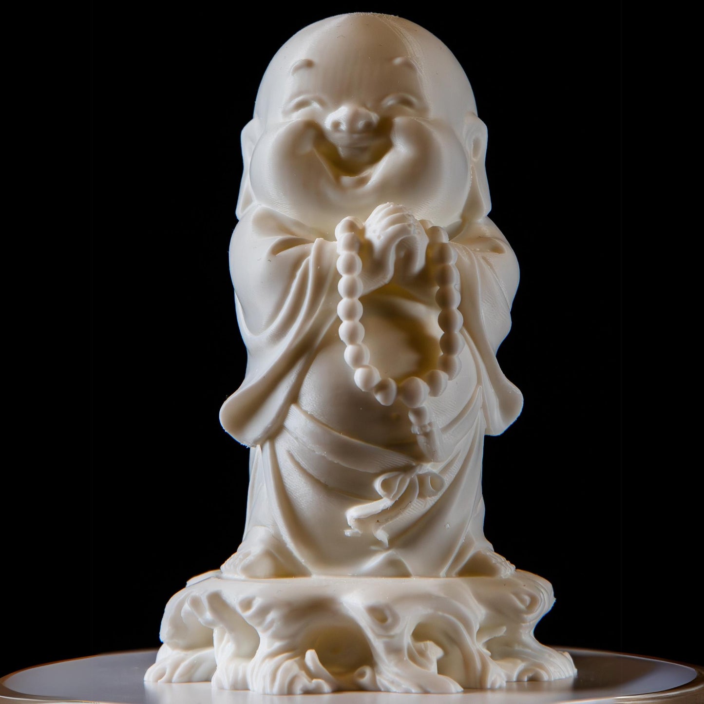 Laughing Buddha cute with Prayer Beads