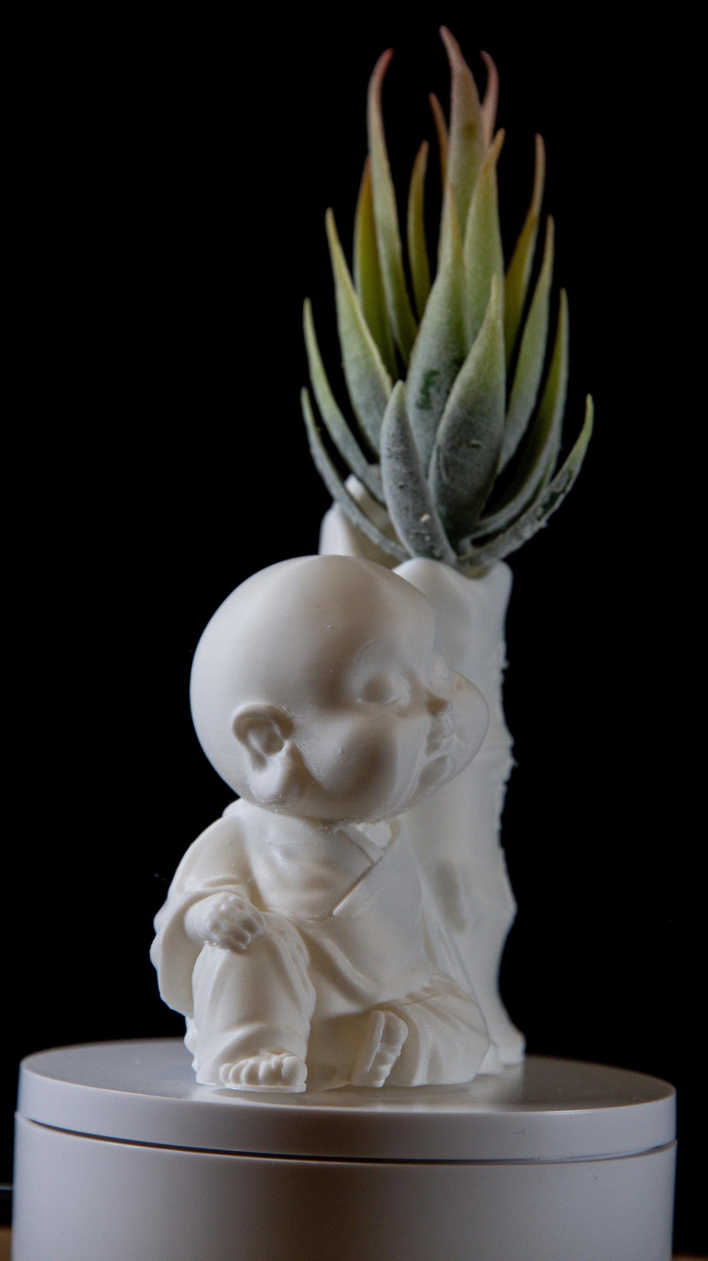 Laughing Buddha Bamboo Vase – Feng Shui Zen Decor | Spiritual Home & Office Ornament | Meditation and Tranquility Gift