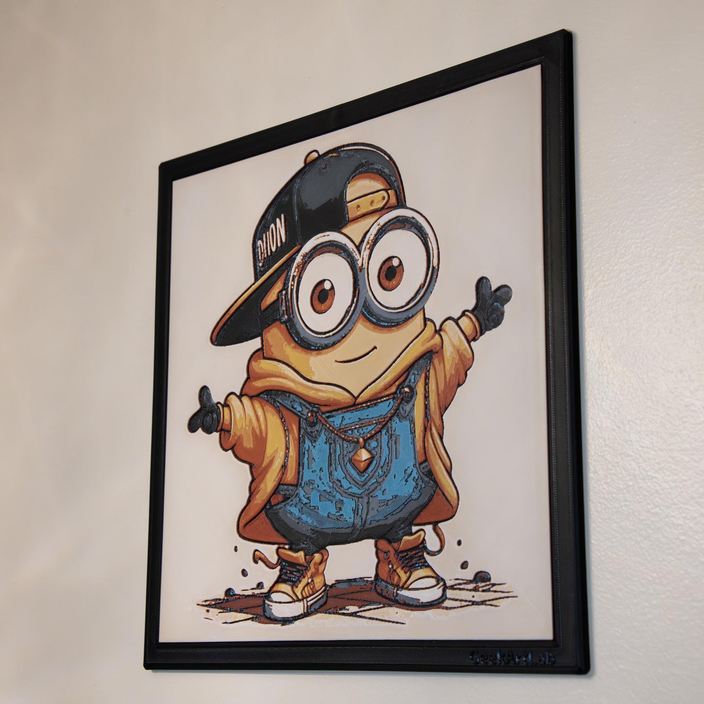 Minion Rockstar - Anime Art | 3d Filament Painting