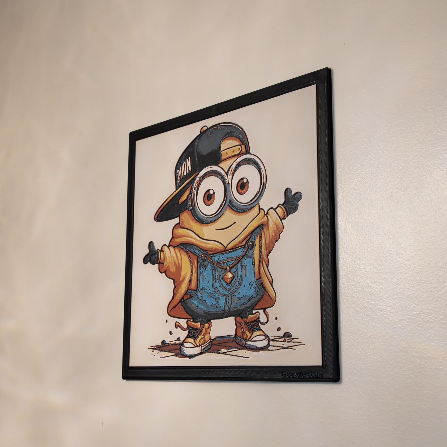 Minion Rockstar - Anime Art | 3d Filament Painting