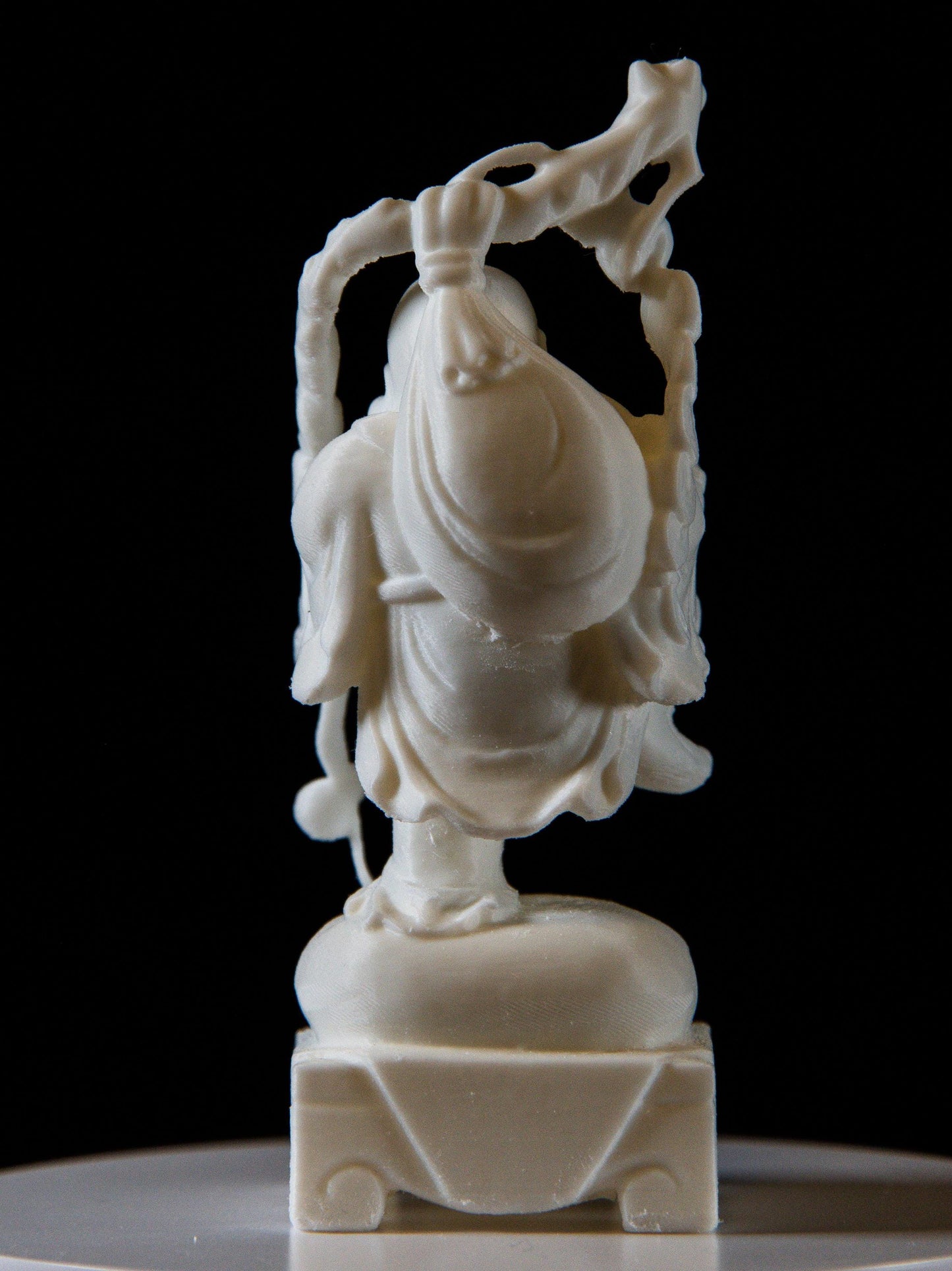 Laughing Buddha on Swing – Feng Shui Happiness & Wealth Statue | Lucky Charm for Home and Office | Spiritual Zen Decor