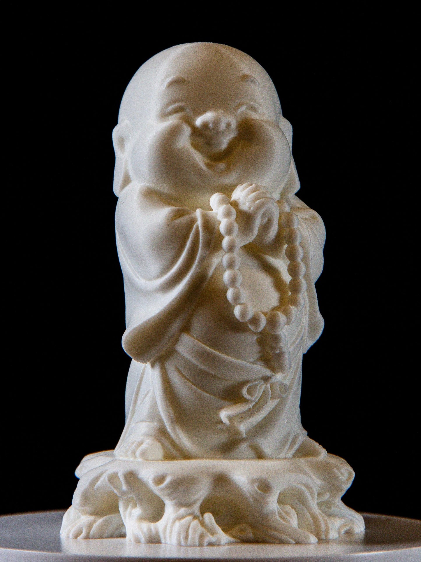 Laughing Buddha cute with Prayer Beads