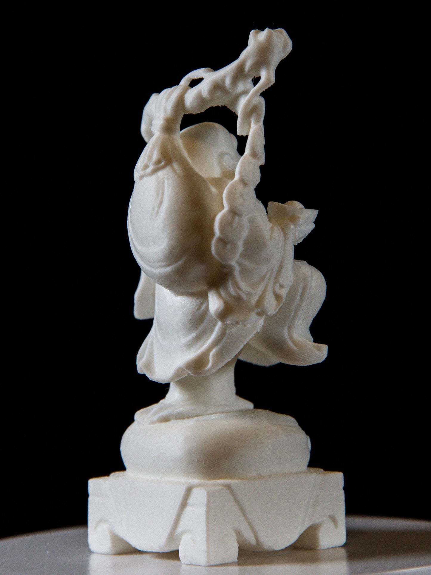 Laughing Buddha on Swing – Feng Shui Happiness & Wealth Statue | Lucky Charm for Home and Office | Spiritual Zen Decor