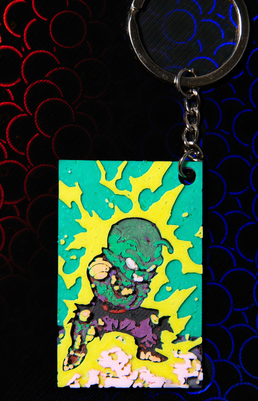 💥 Piccolo Power Surge Keychain – 3D DBZ Chibi Edition