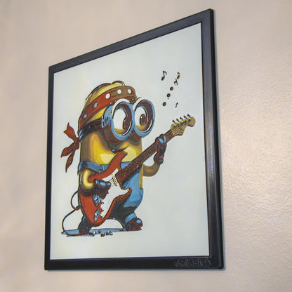 Rock Star Minion - Anime Art | 3d Filament Painting