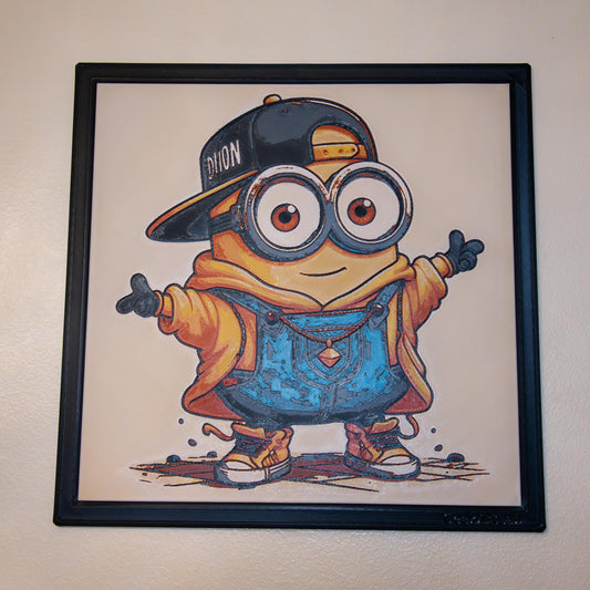 Minion Rockstar - Anime Art | 3d Filament Painting