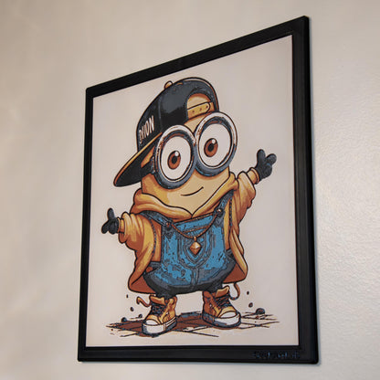 Minion Rockstar - Anime Art | 3d Filament Painting