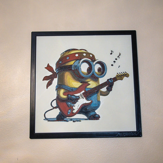 Rock Star Minion - Anime Art | 3d Filament Painting