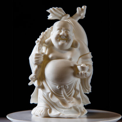 Laughing Buddha Statue  | Abundance Charm for Home & Office | Perfect Spiritual Gift | Home Decor